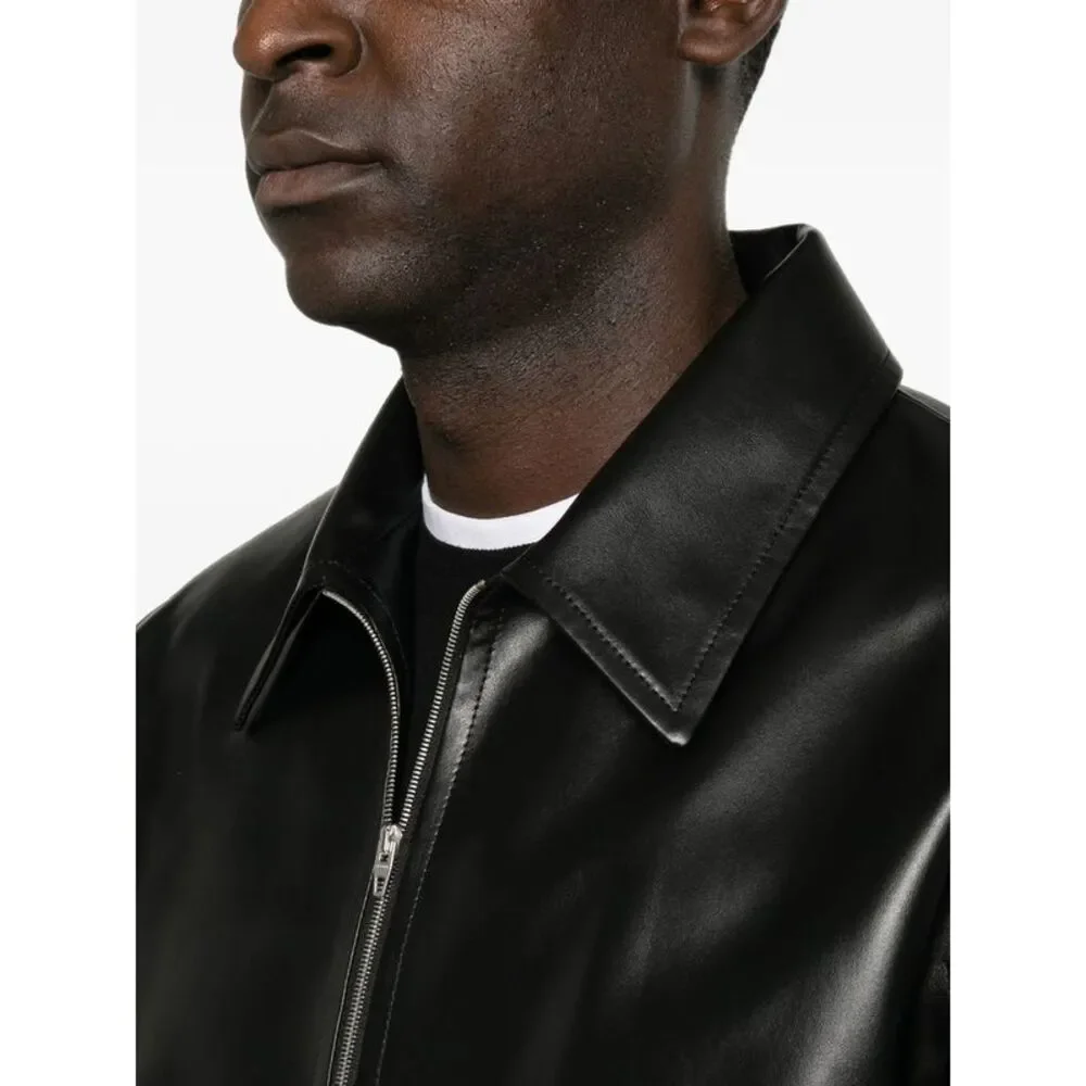 Jil Sander Black Jackets - Leather Jackets Men